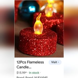 Like New Flameless Votive Candles